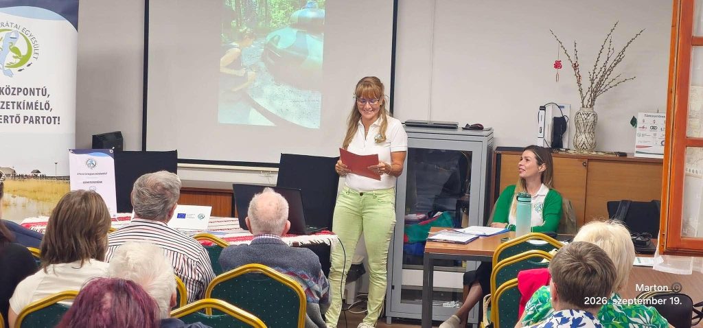 A goriziai konferenciáról szóló beszámolót tartja Martonné Csaba Judit, az egyesület elnökségének tagja
